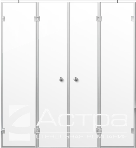 Душевая кабина Д10 — Две двери и полотна