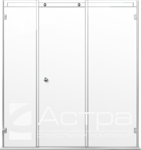 Душевая кабина Д3 — Купе между полотнами