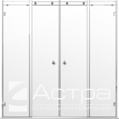 Душевая кабина Д4 — Две двери-купе
